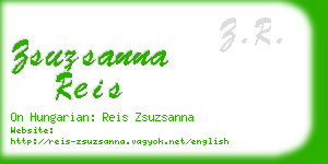 zsuzsanna reis business card